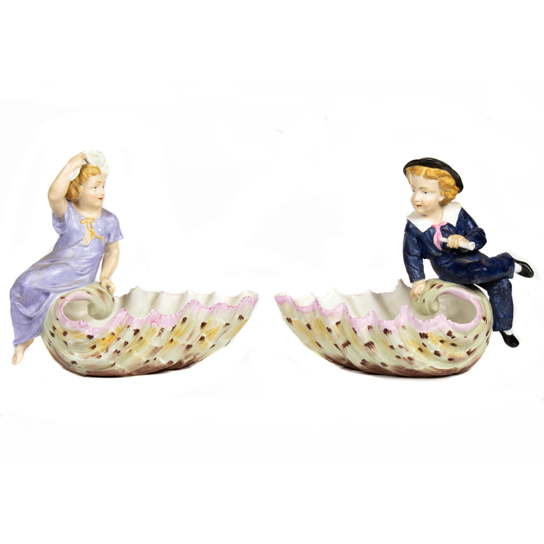 PAIR OF ROYAL CROWN DERBY FIGURAL 3a23e7