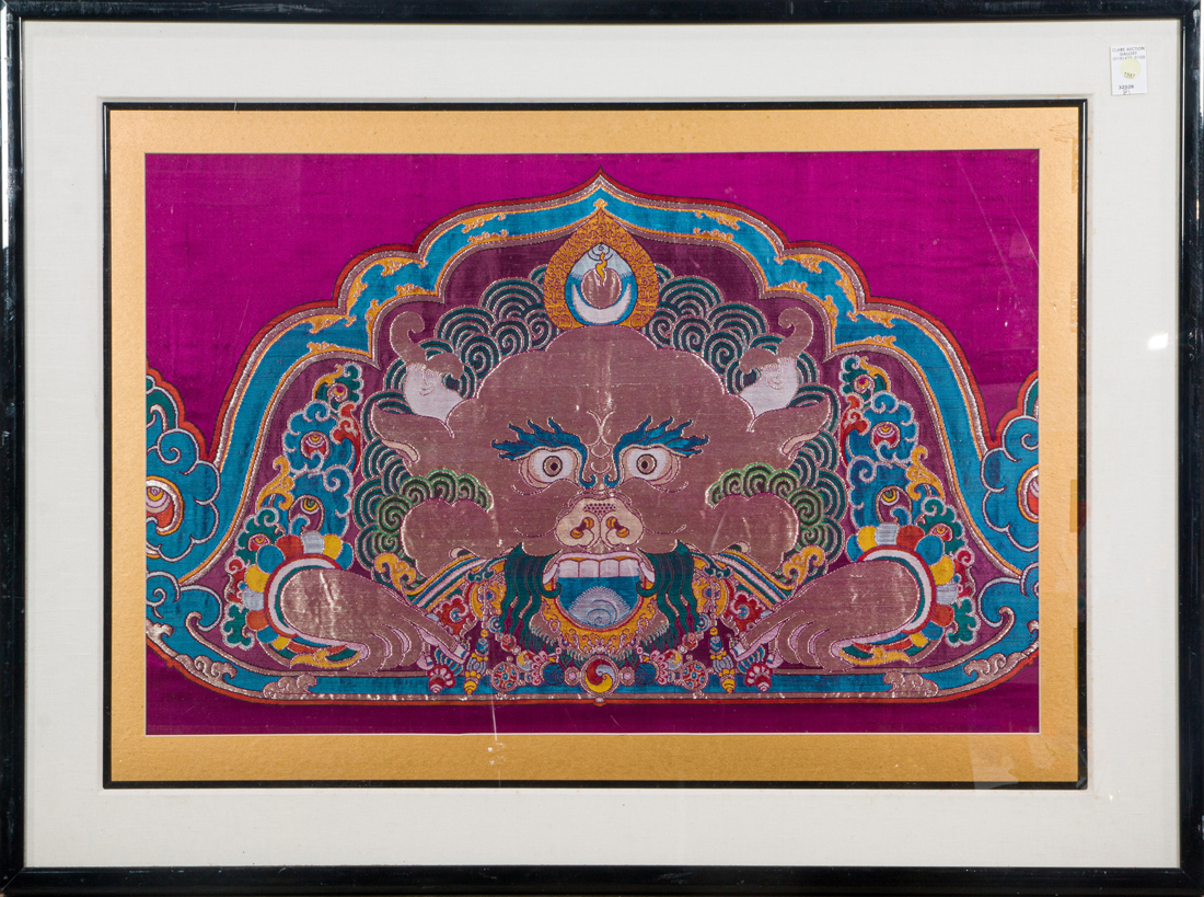 TIBETAN WOVEN SILK PANEL Tibetan 3a2490