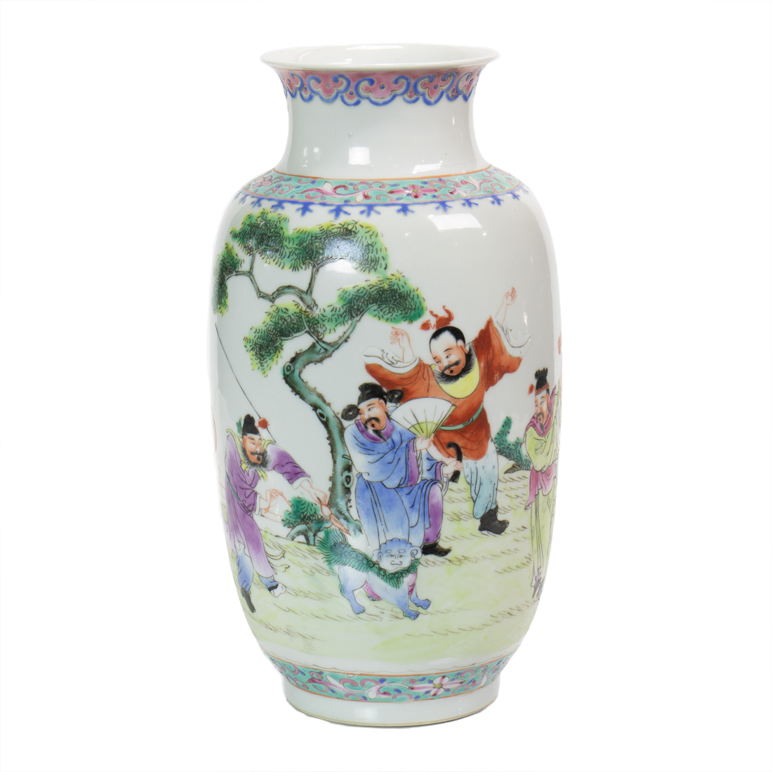 CHINESE FAMILLE ROSE VASE Chinese 3a24b6