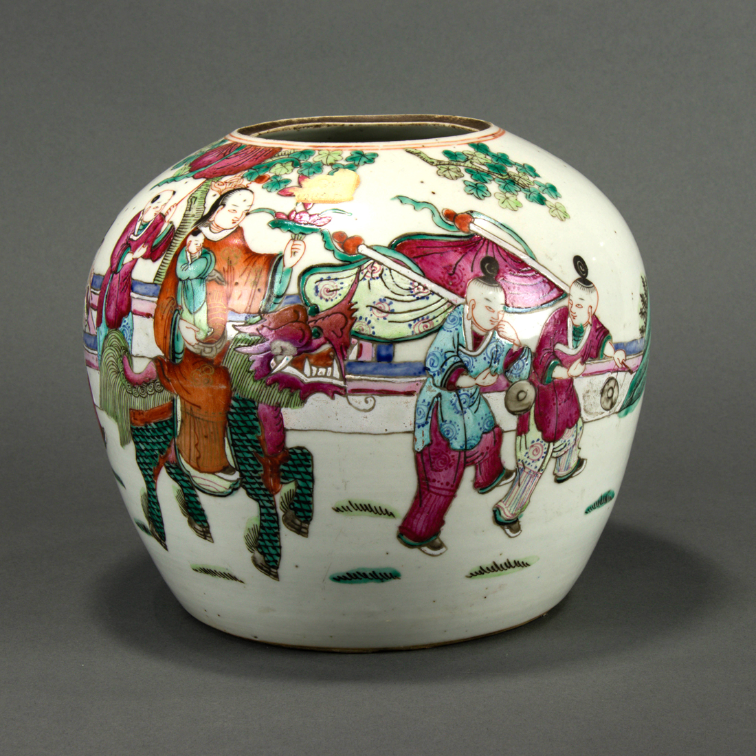 CHINESE FAMILLE ROSE JAR Chinese