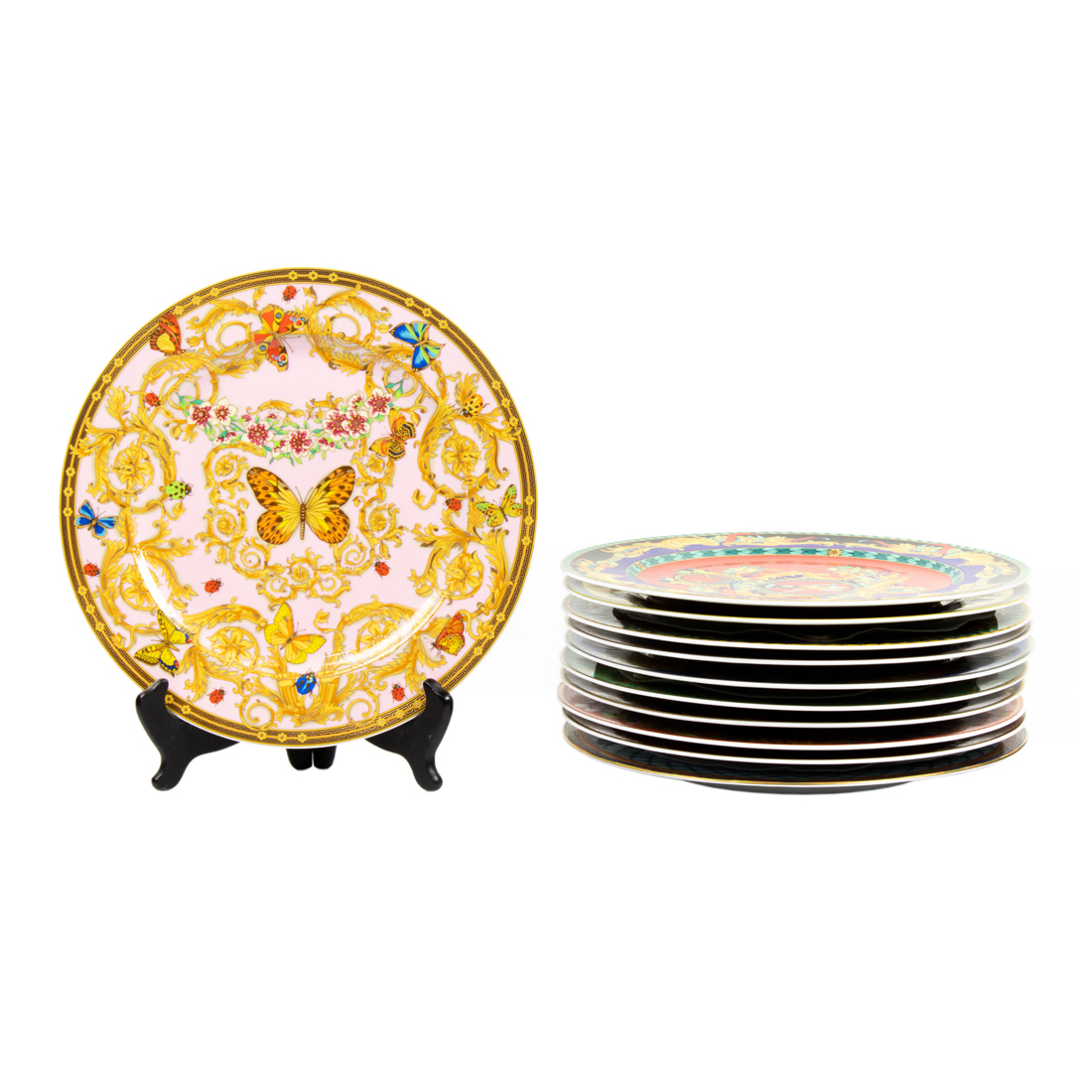 VERSACE SERVICE PLATES LOT OF 3a25f0