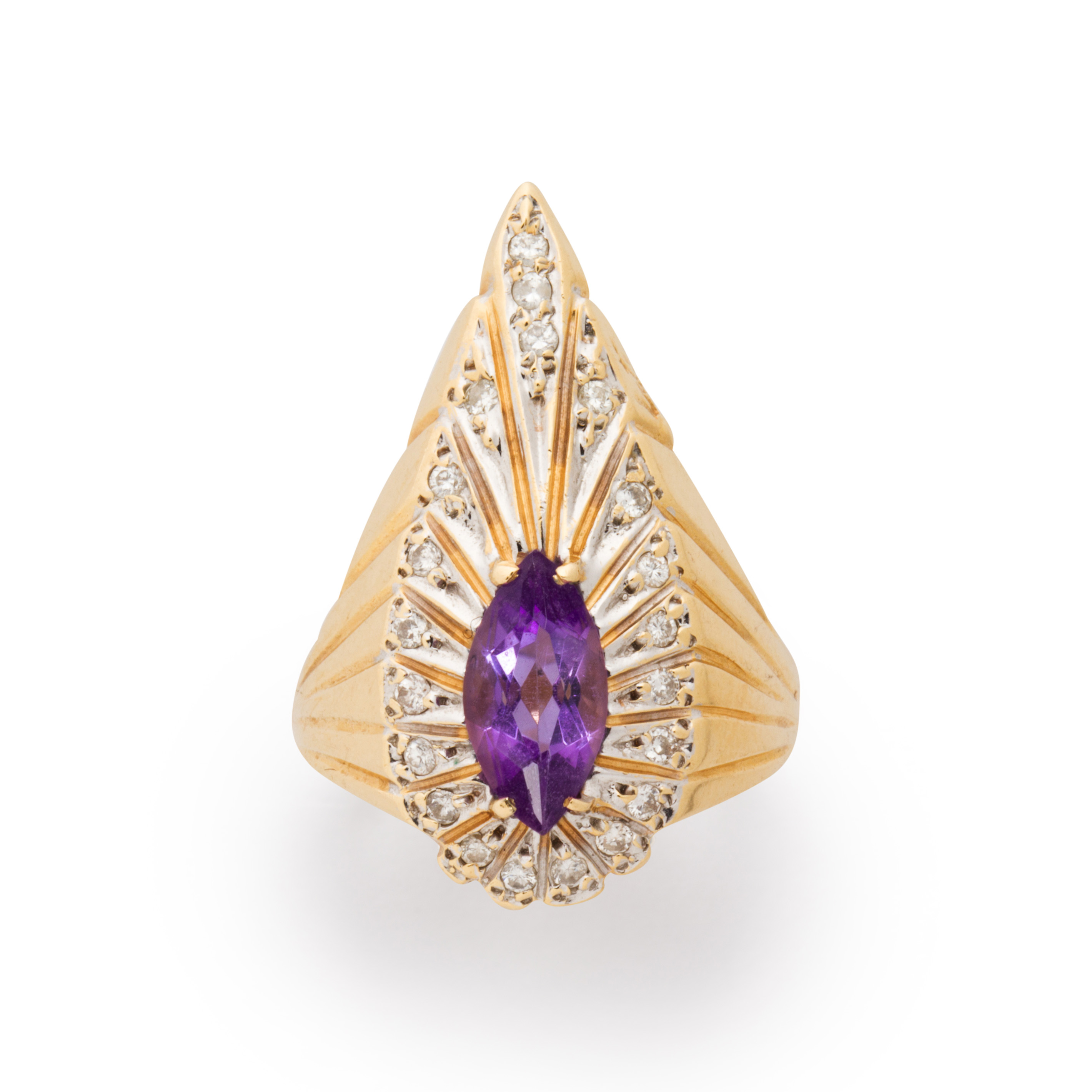 AN AMETHYST DIAMOND AND FOURTEEN 3a262d