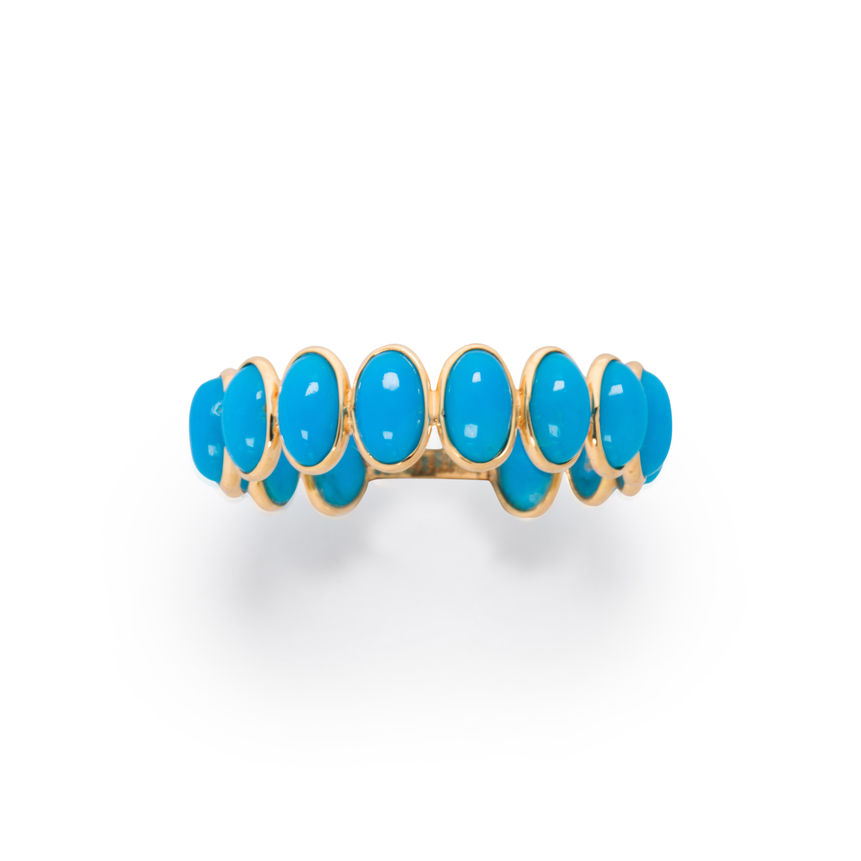 A TURQUOISE AND EIGHTEEN KARAT 3a2655