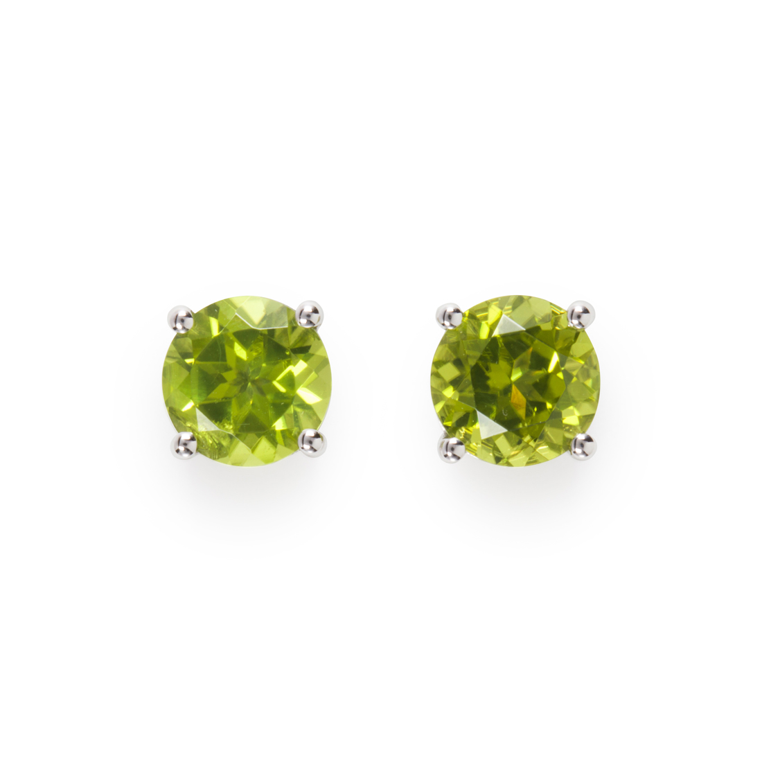 A PAIR OF PERIDOT AND FOURTEEN