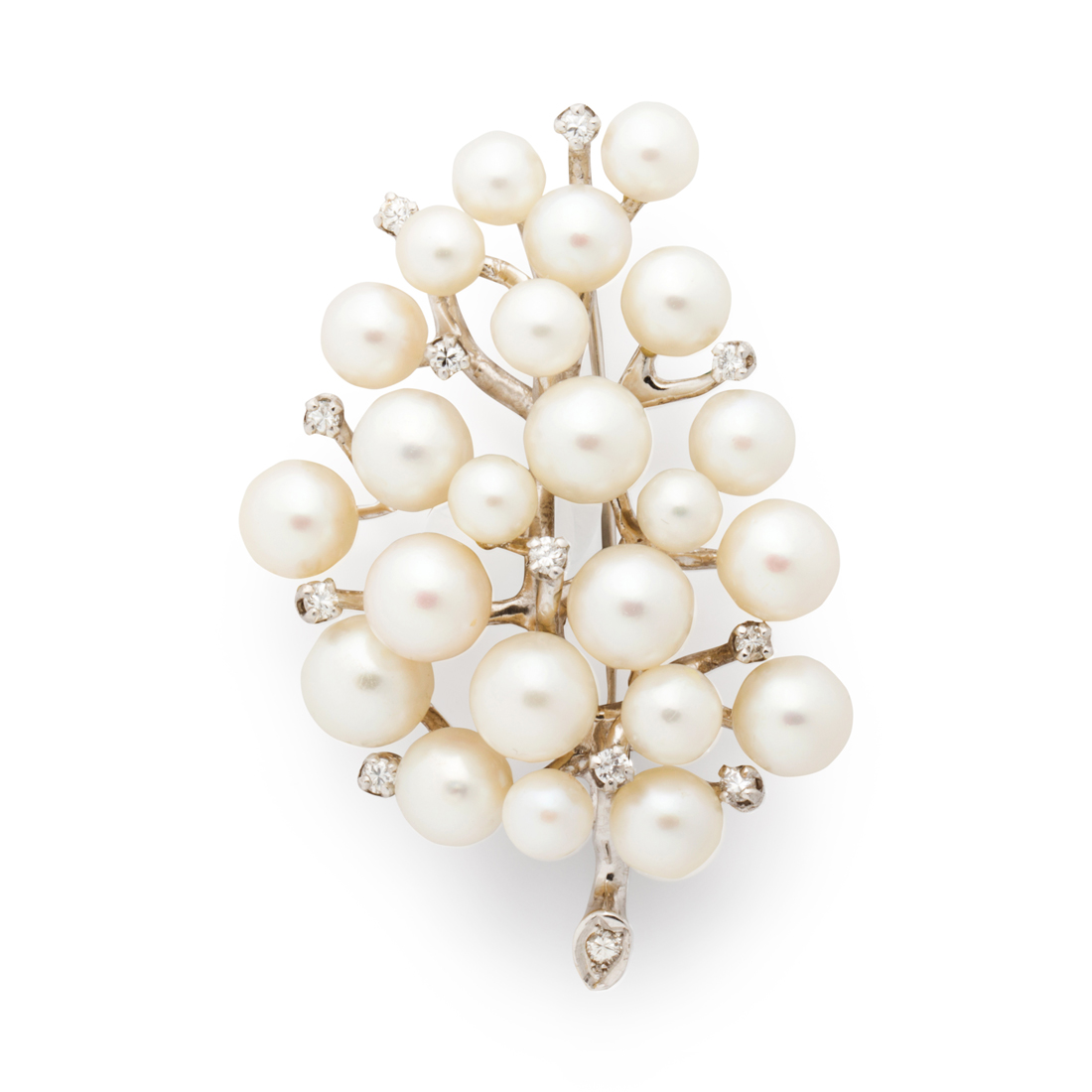 A CULTURED PEARL DIAMOND AND FOURTEEN 3a2828