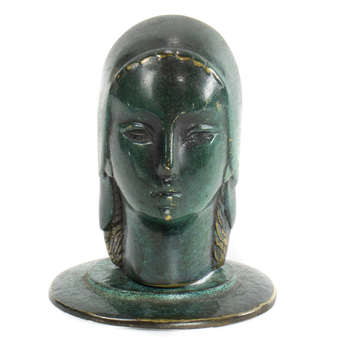 PAL BELL ART DECO STYLE PATINATED 3a2926