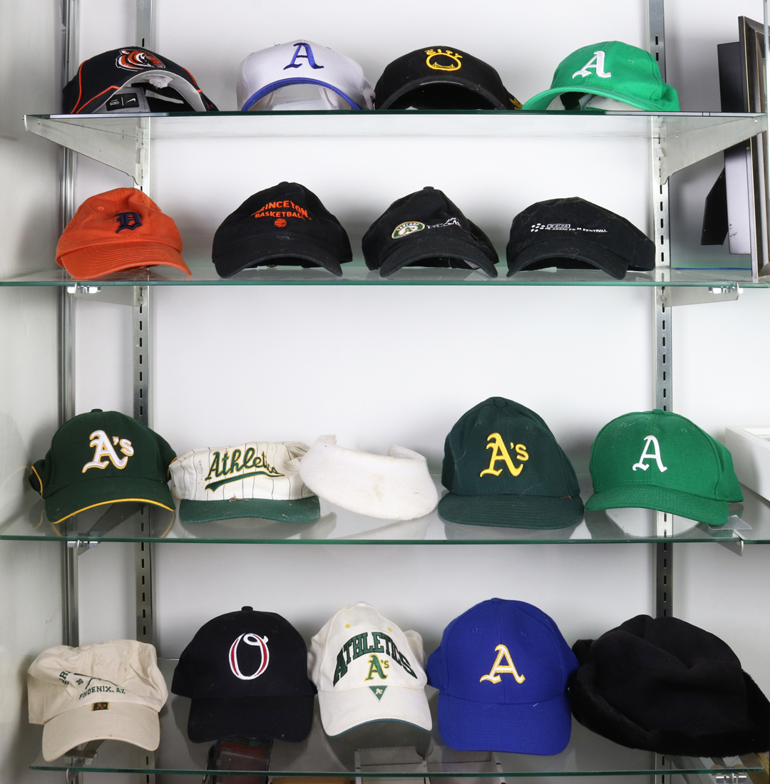 (LOT OF 13) THREE SHELVES OF BASEBALL