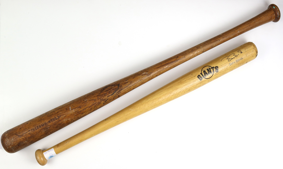 (LOT OF 2) WOOD BASEBALL BATS (lot