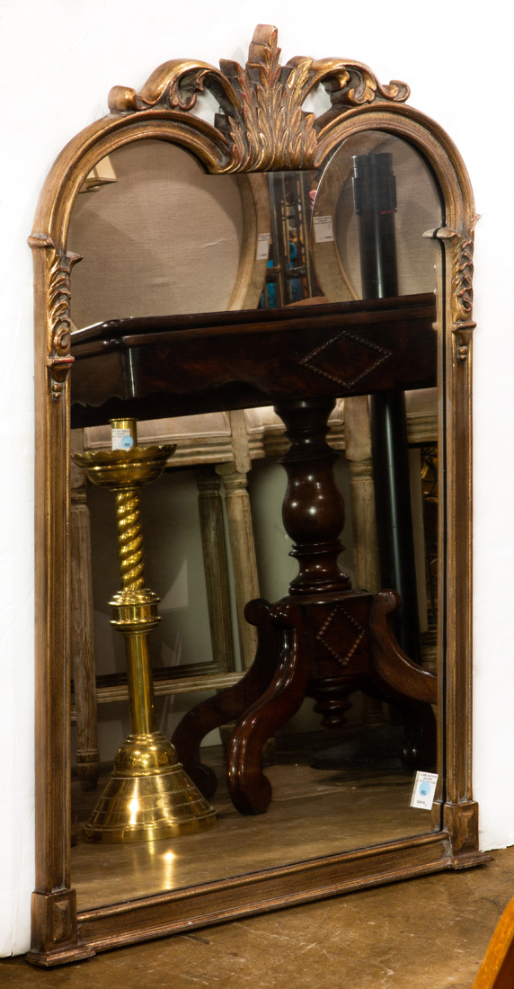 A NEOCLASSICAL STYLE GILT FRAMED