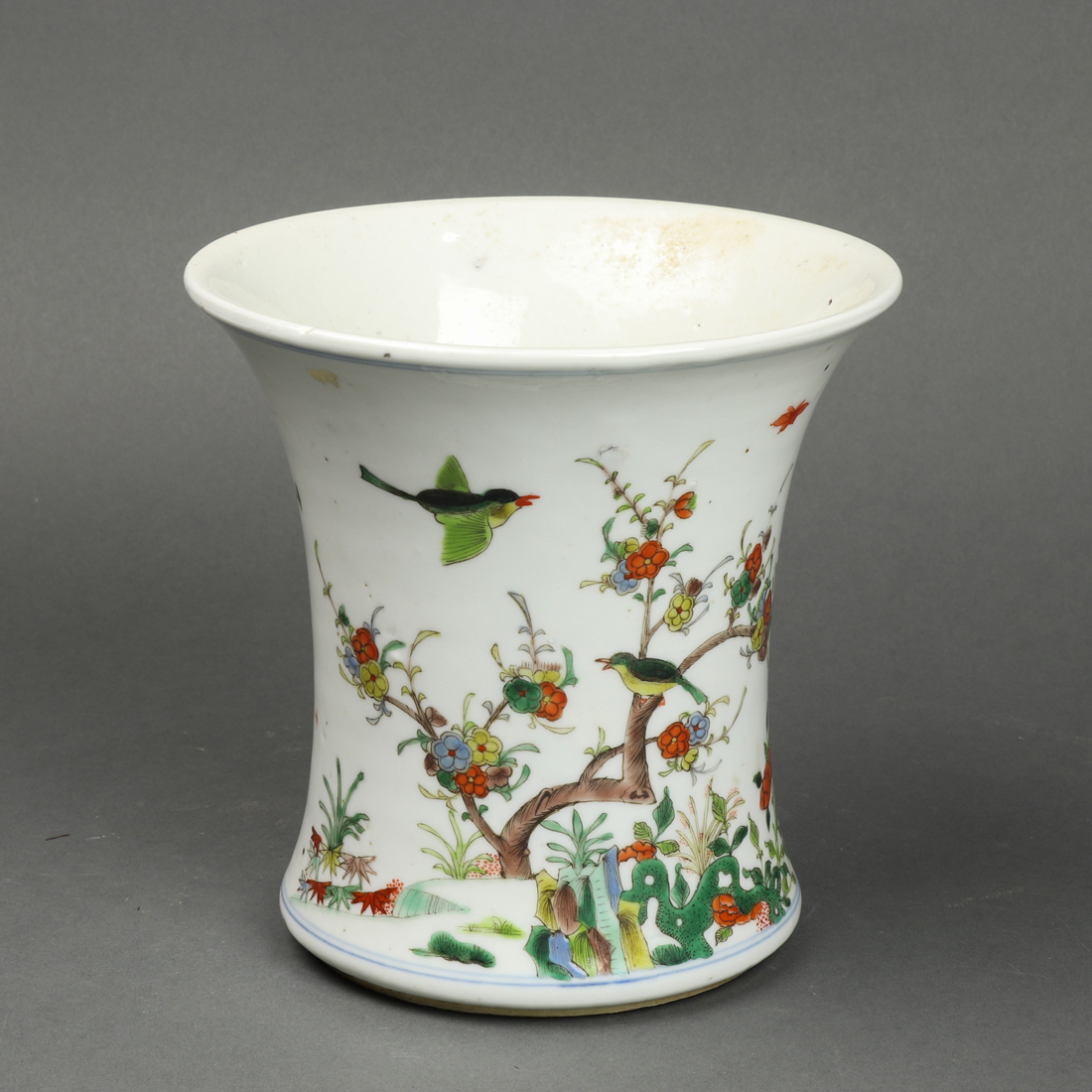 CHINESE FAMILLE VERTE VASE Chinese