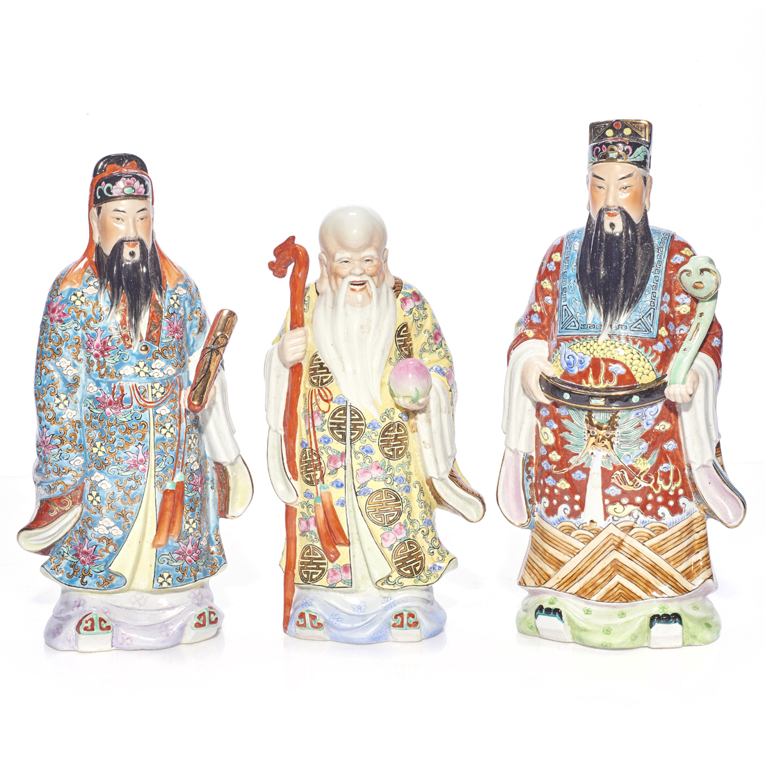  SET OF 3 CHINESE FAMILLE ROSE 3a2a4c
