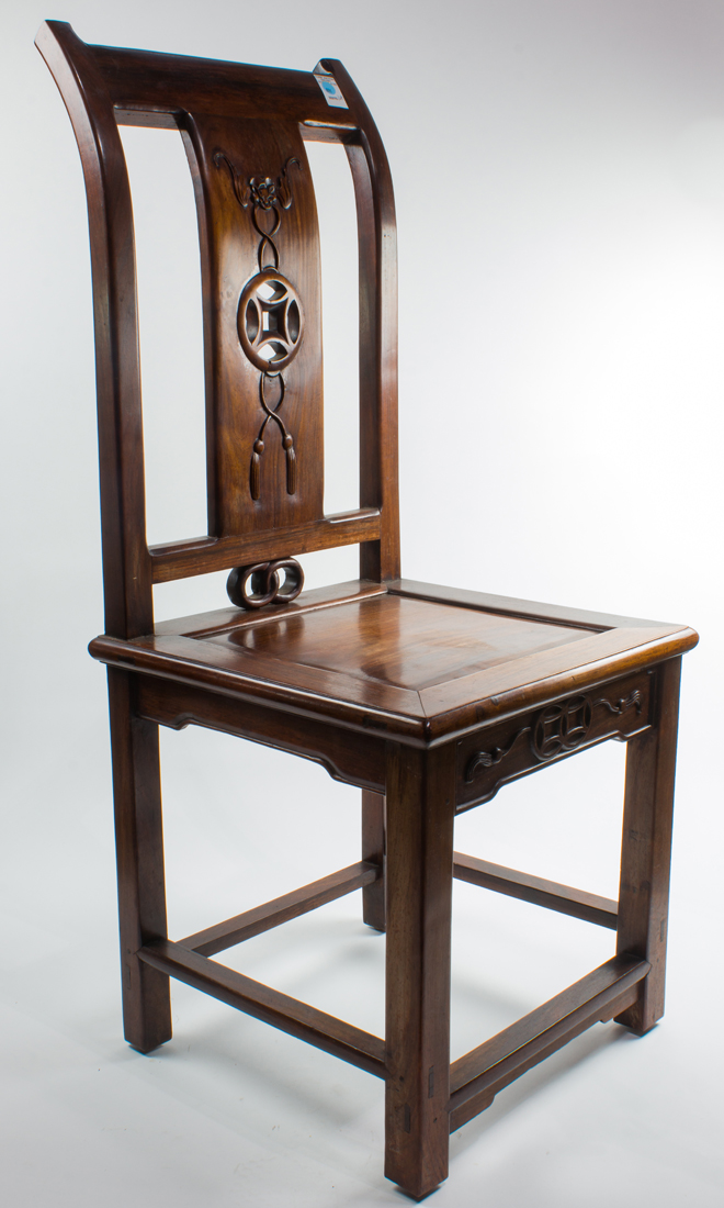 CHINESE HARDWOOD SIDE CHAIR Chinese 3a2a80