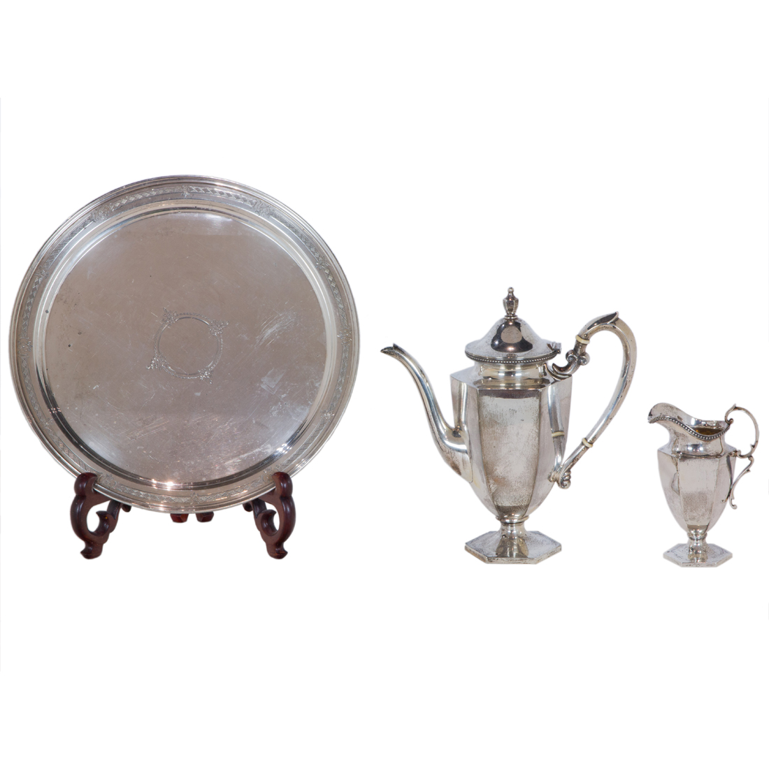 A SHREVE & CO STERLING COFFEE SET