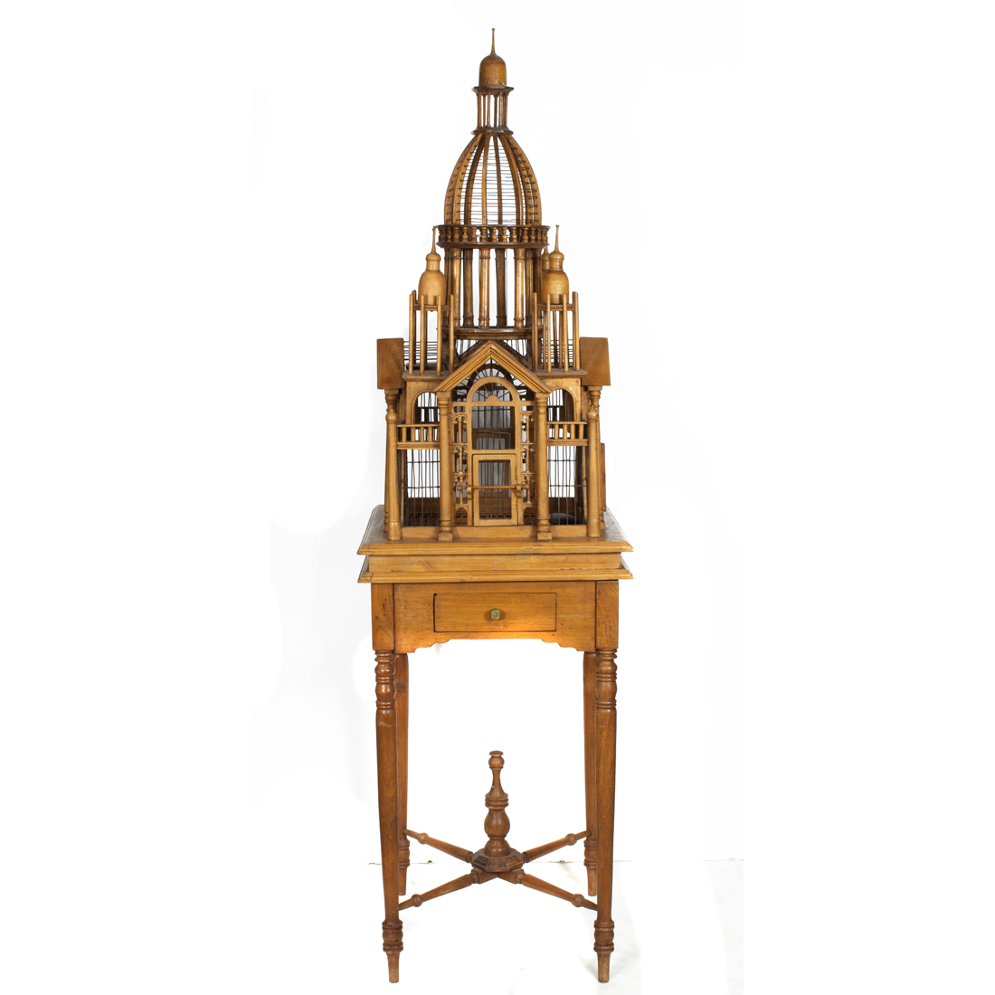 A VICTORIAN STYLE WOODEN ARCHITECTURAL