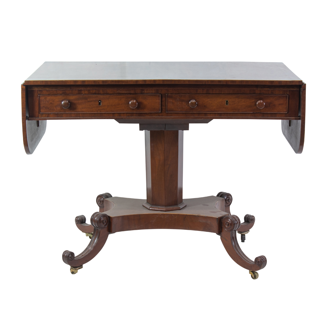 AN ENGLISH GEORGE III PERIOD MAHOGANY 3a2ba7