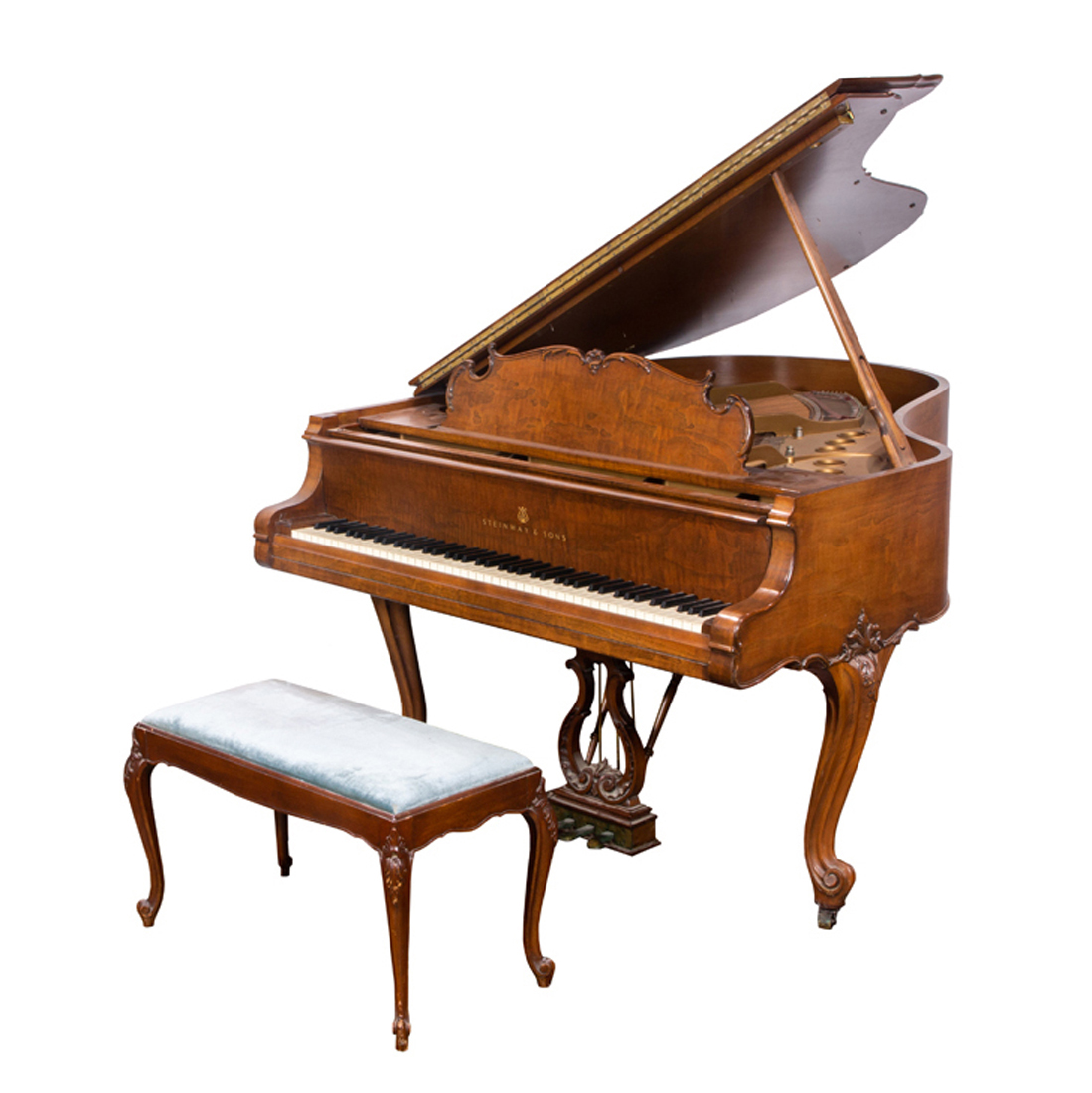 A STEINWAY AND SONS MODEL M BABY 3a2bb3