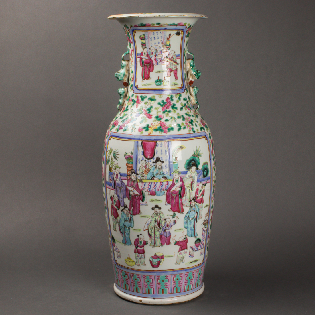 CHINESE FAMILLE ROSE VASE Chinese