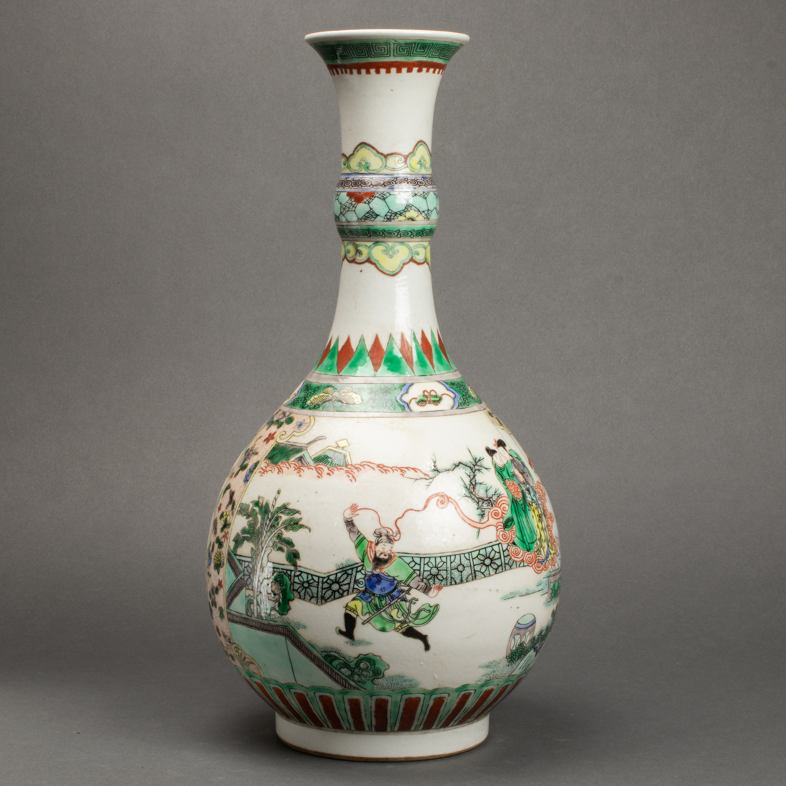 CHINESE FAMILLE VERTE VASE Chinese 3a2bff