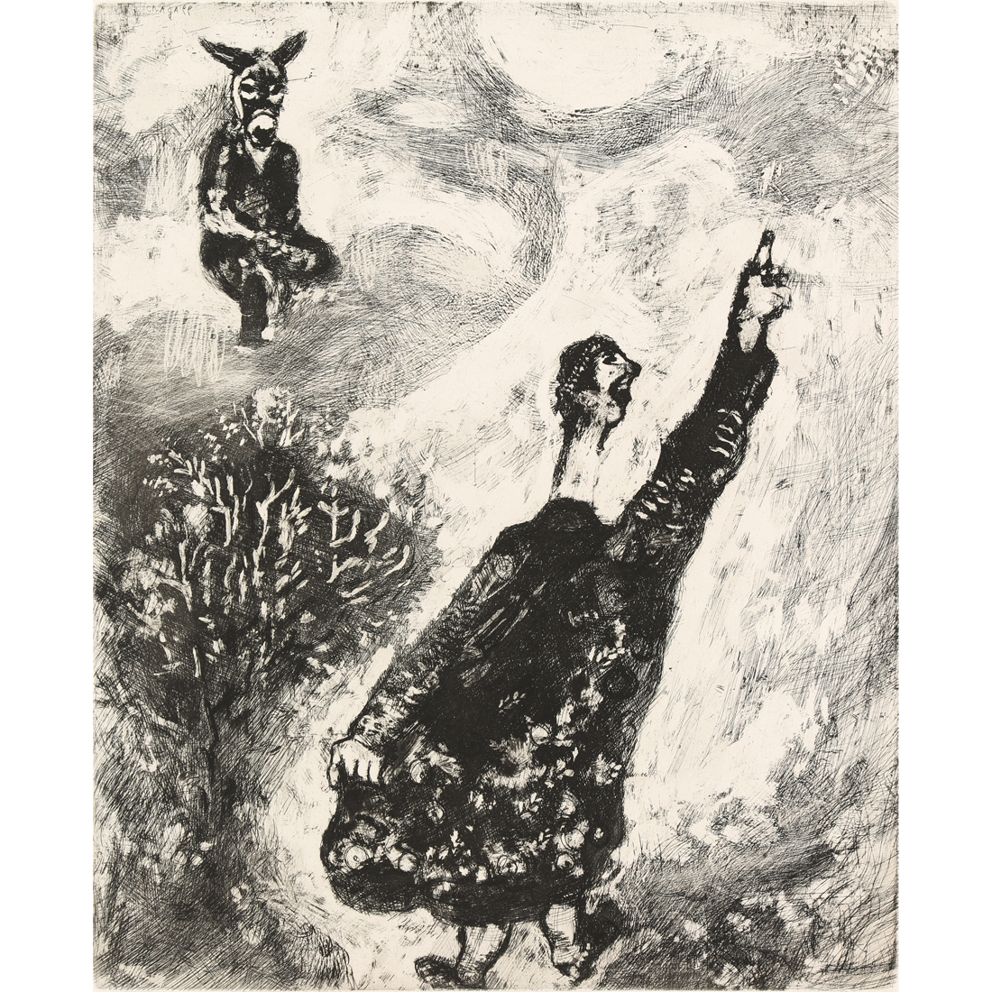 PRINT, MARC CHAGALL (lot of 2) Marc