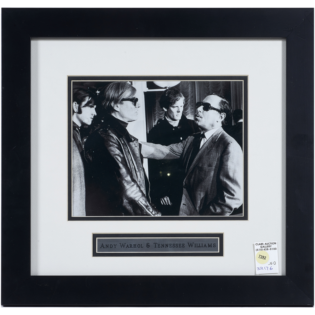 FRAMED PHOTOGRAPH OF ANDY WARHOL 3a2d1b