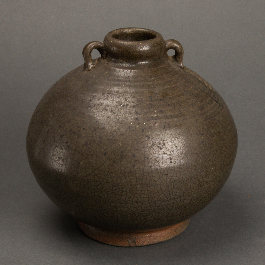 CHINESE BROWN GLAZED JAR Chinese 3a2d9a