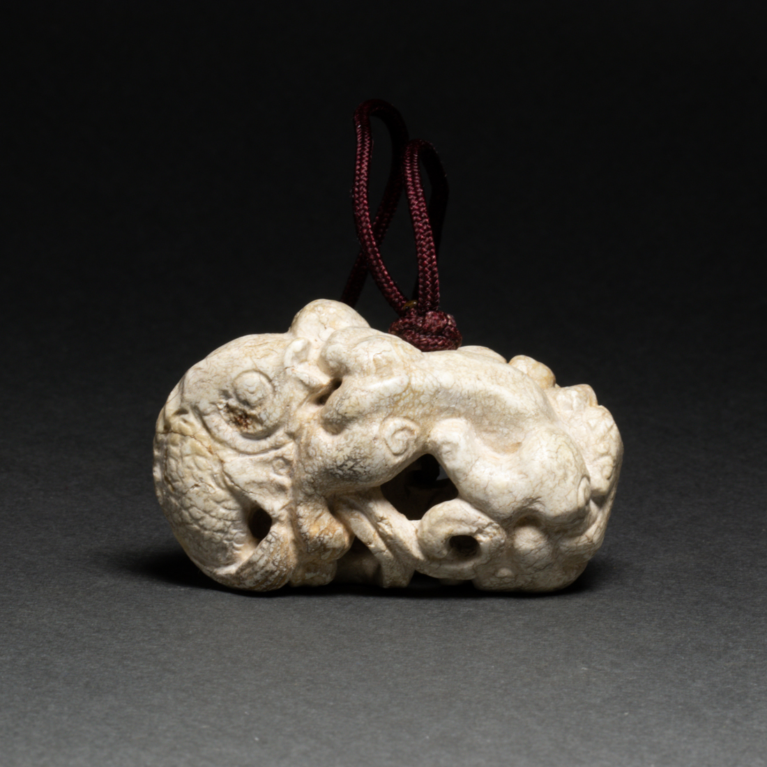 CHINESE HARDSTONE TOGGLE Chinese