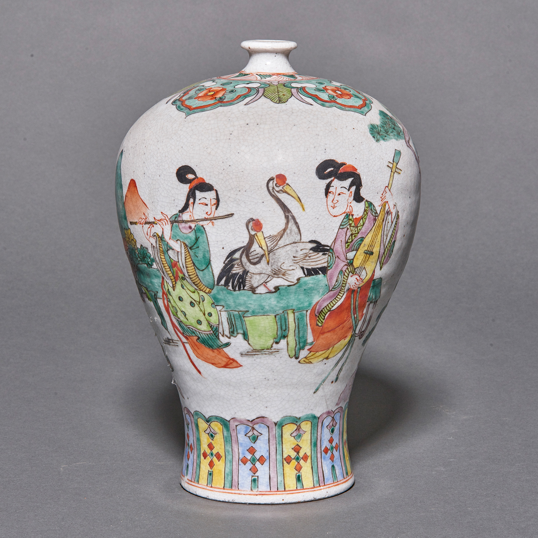 CHINESE FAMILLE VERTE MEIPING VASE 3a2e25