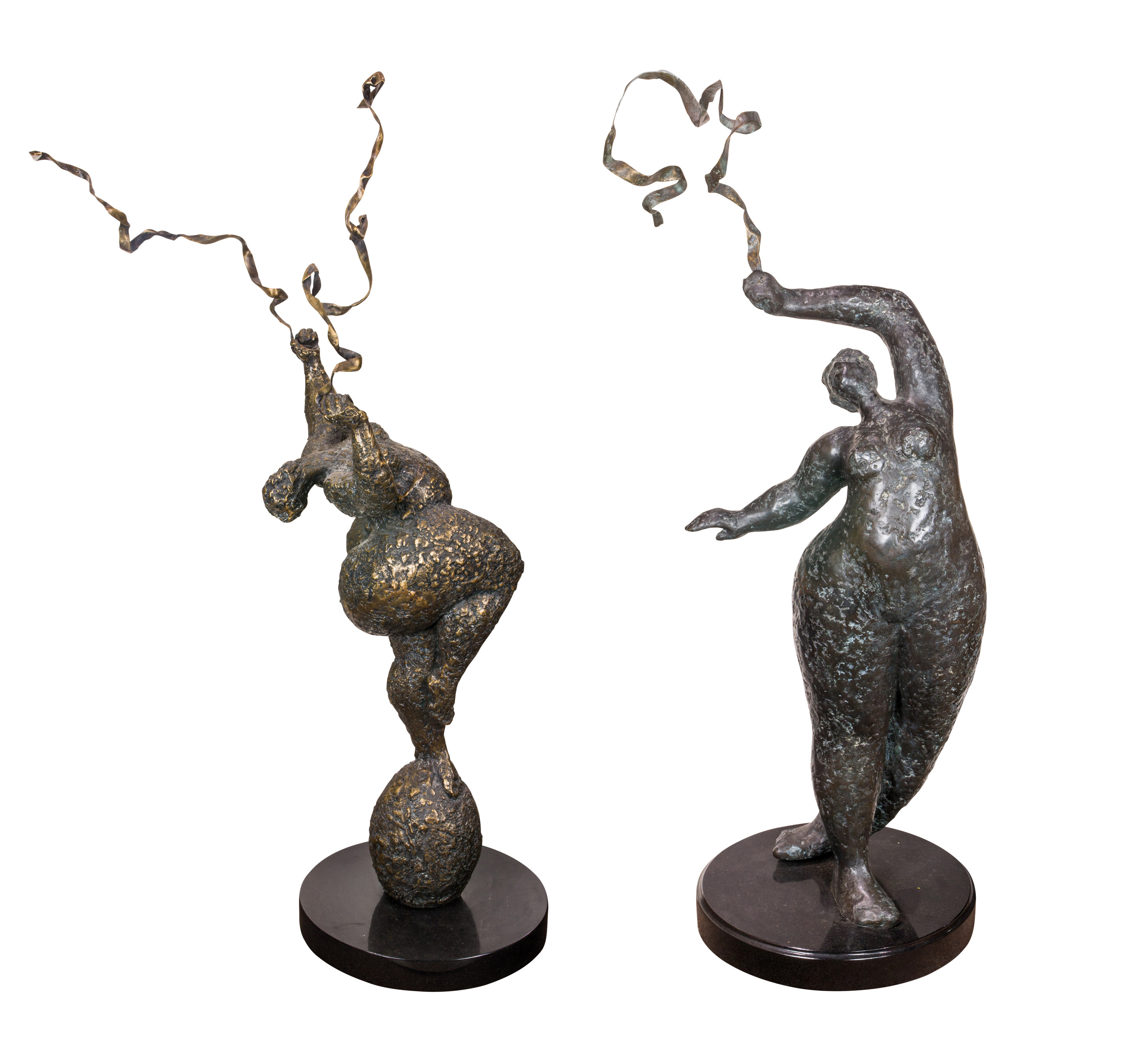 SCULPTURES, RICK ROWLEY (lot of 2) Rick