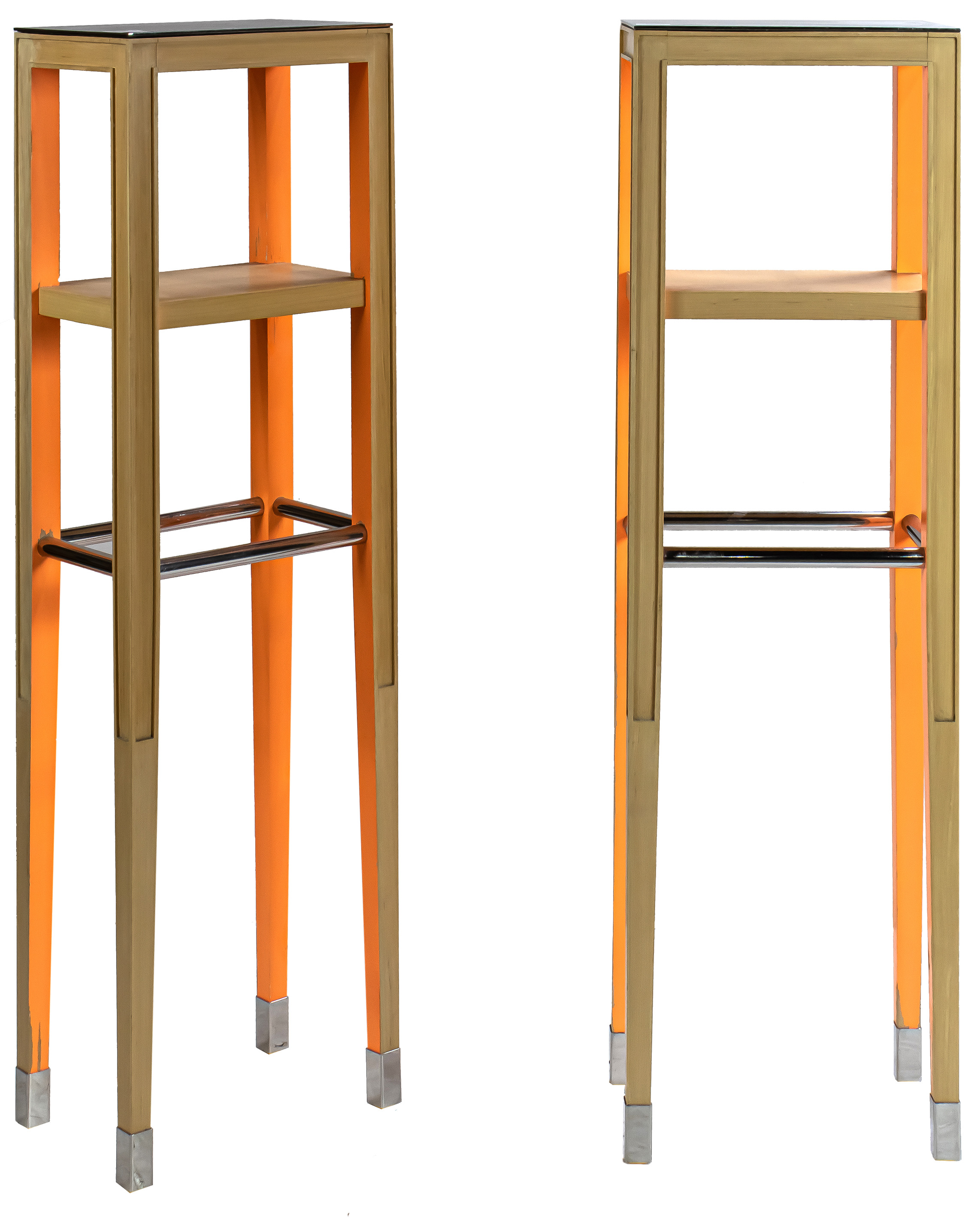 PHILLIP STARCK, HIGH TABLES, PAIR