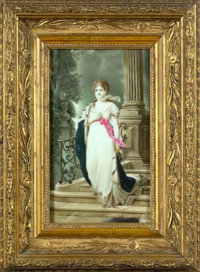 Attractive Porcelain Plaque of