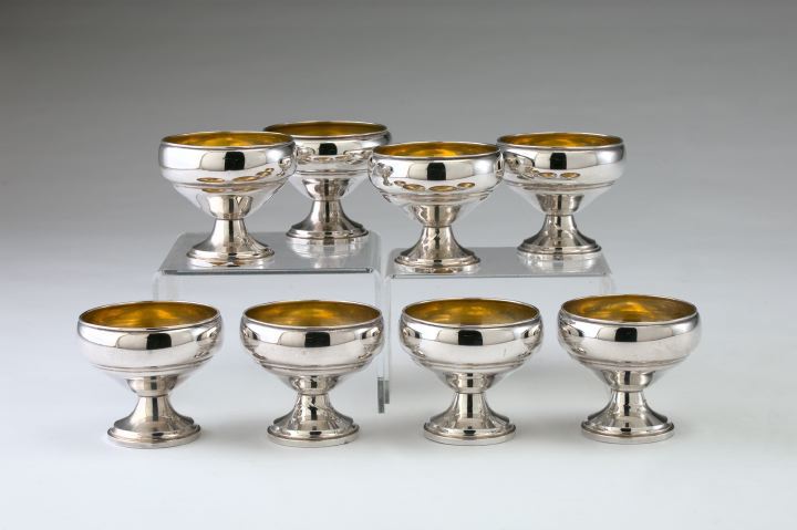Set of Eight Revere Silver Company
