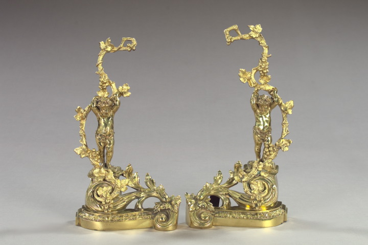 Large Pair of French Polished Brass 3a5aea