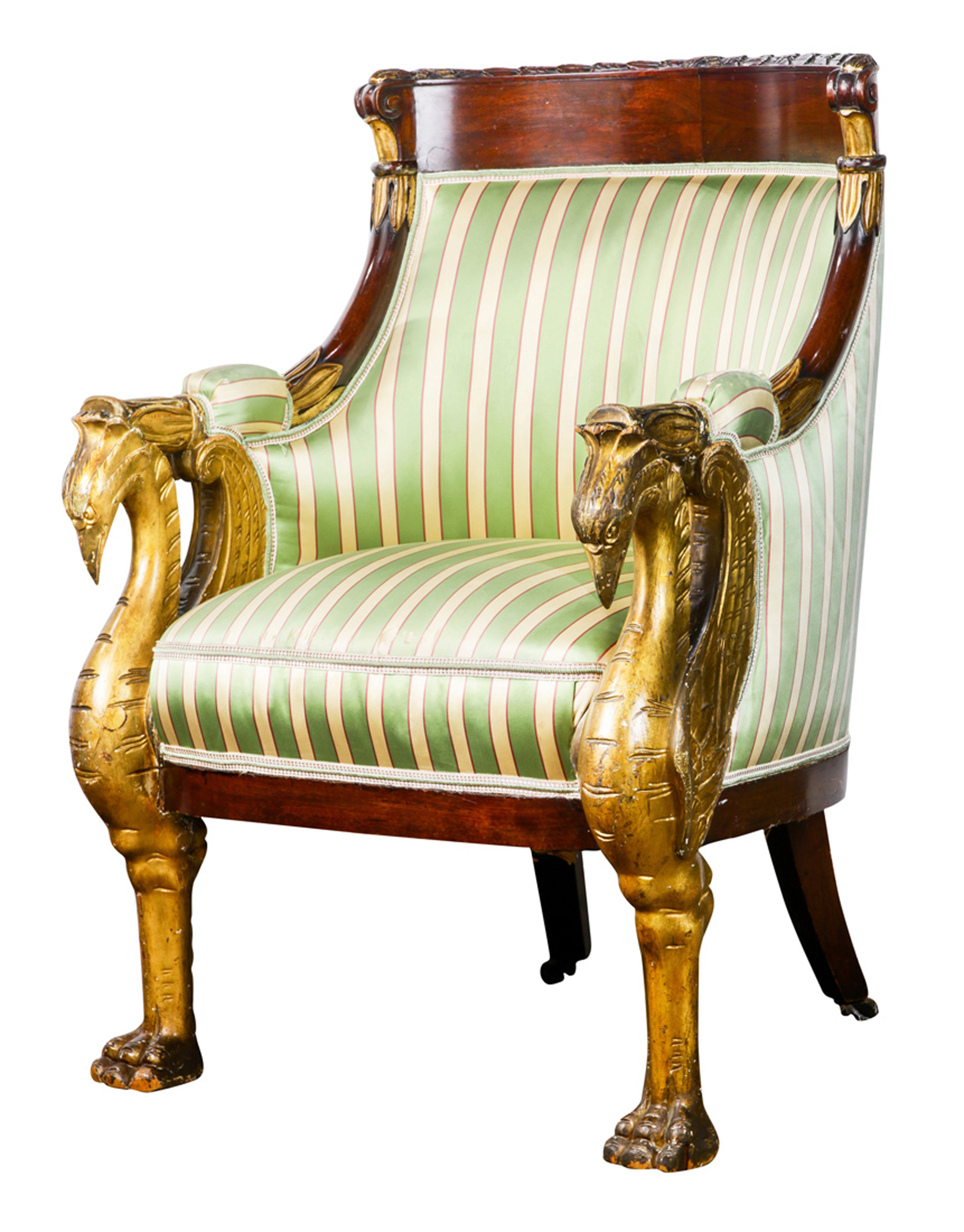 A FRENCH EMPIRE STYLE BERGERE A