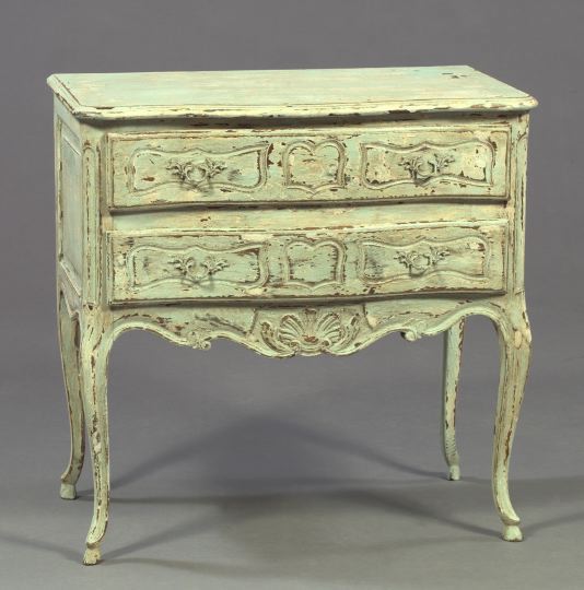 Provincial Louis XV Style Paint Decorated 3a5b36