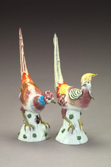 Group of Two Porcelain Birds  3a5b39