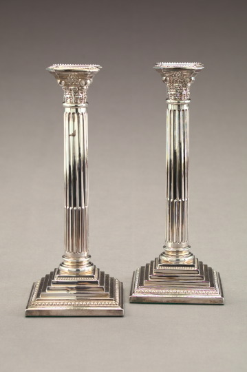 Pair of George VI Weighted Sterling