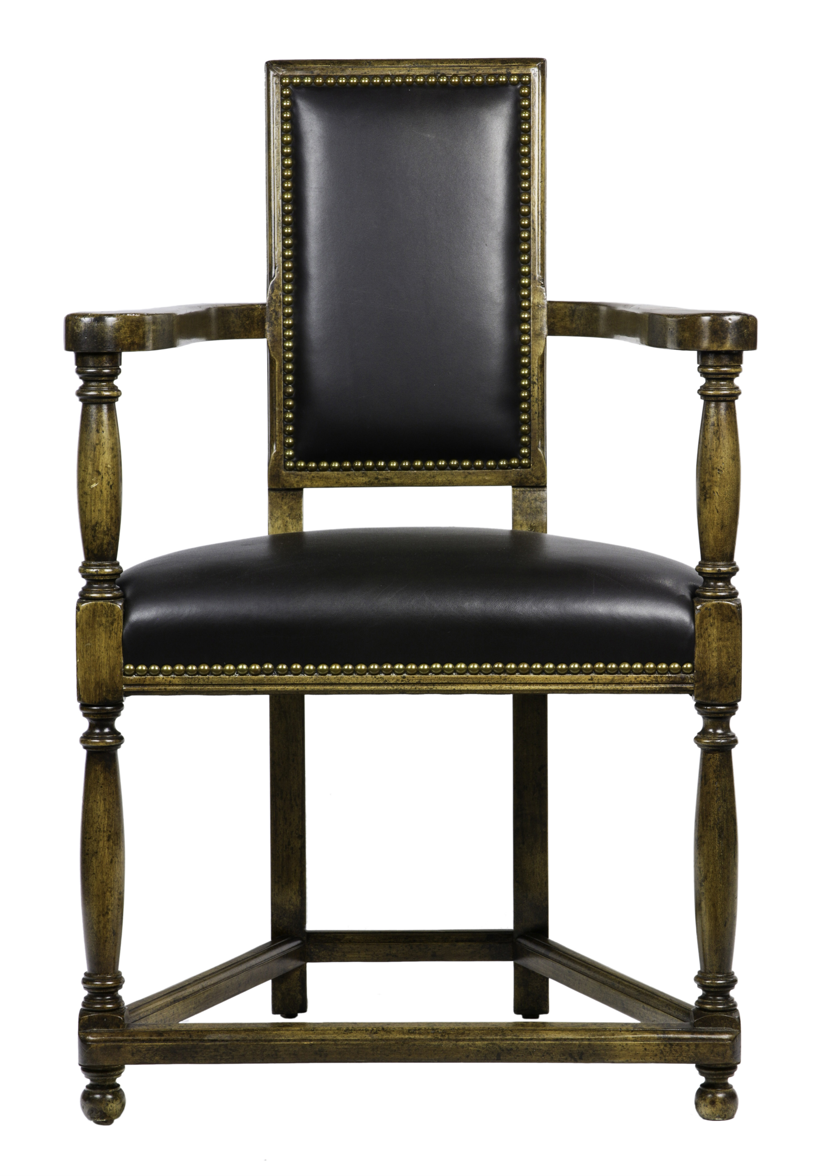 A NEOCLASSICAL STYLE ARMCHAIR A