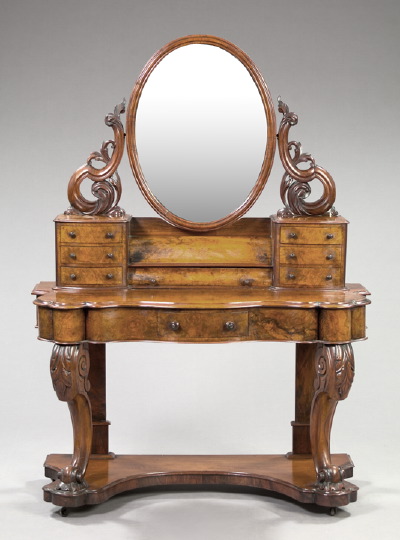 Victorian Walnut Dressing Table,