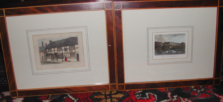 Two British Hand Colored Engravings  3a5b96