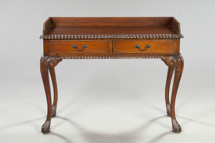 George III Style Mahogany Writing 3a5bab