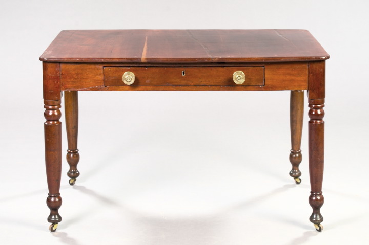 William IV Mahogany Library Table  3a5bc2