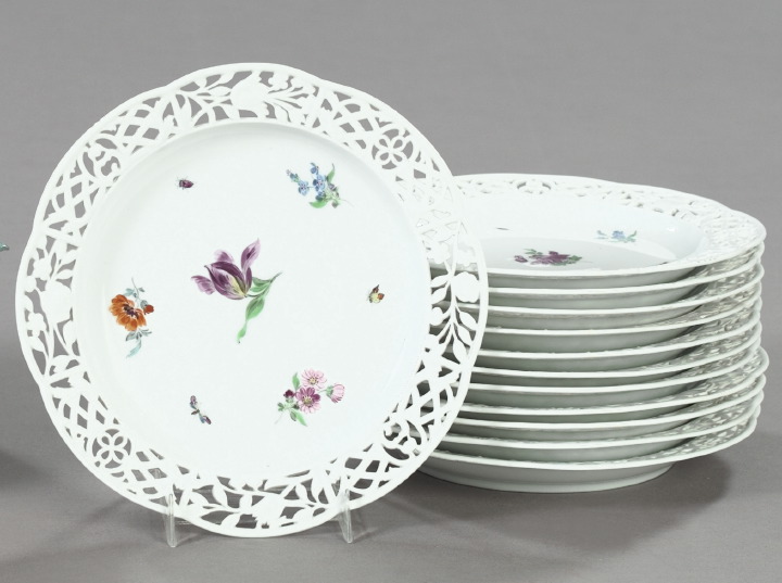 Good Set of Twelve Meissen Porcelain 3a5c15