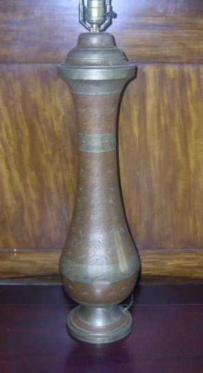 Tall Middle Eastern Engraved and