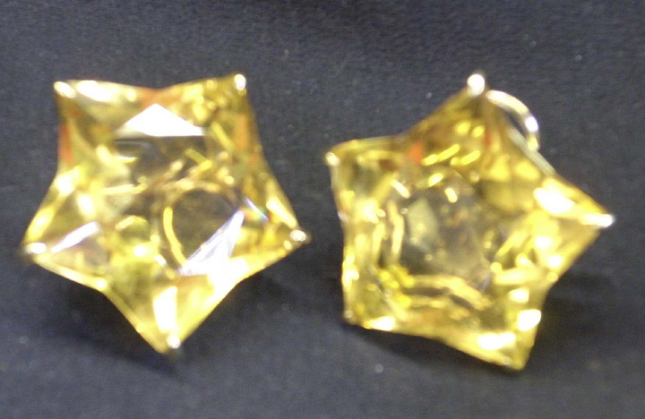 Pair of Fourteen-Karat Yellow Gold