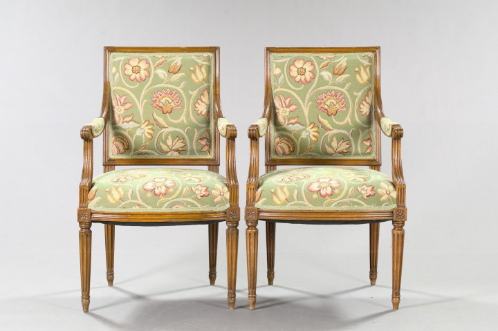 Pair of Louis XVI Style Fruitwood 3a5ca8