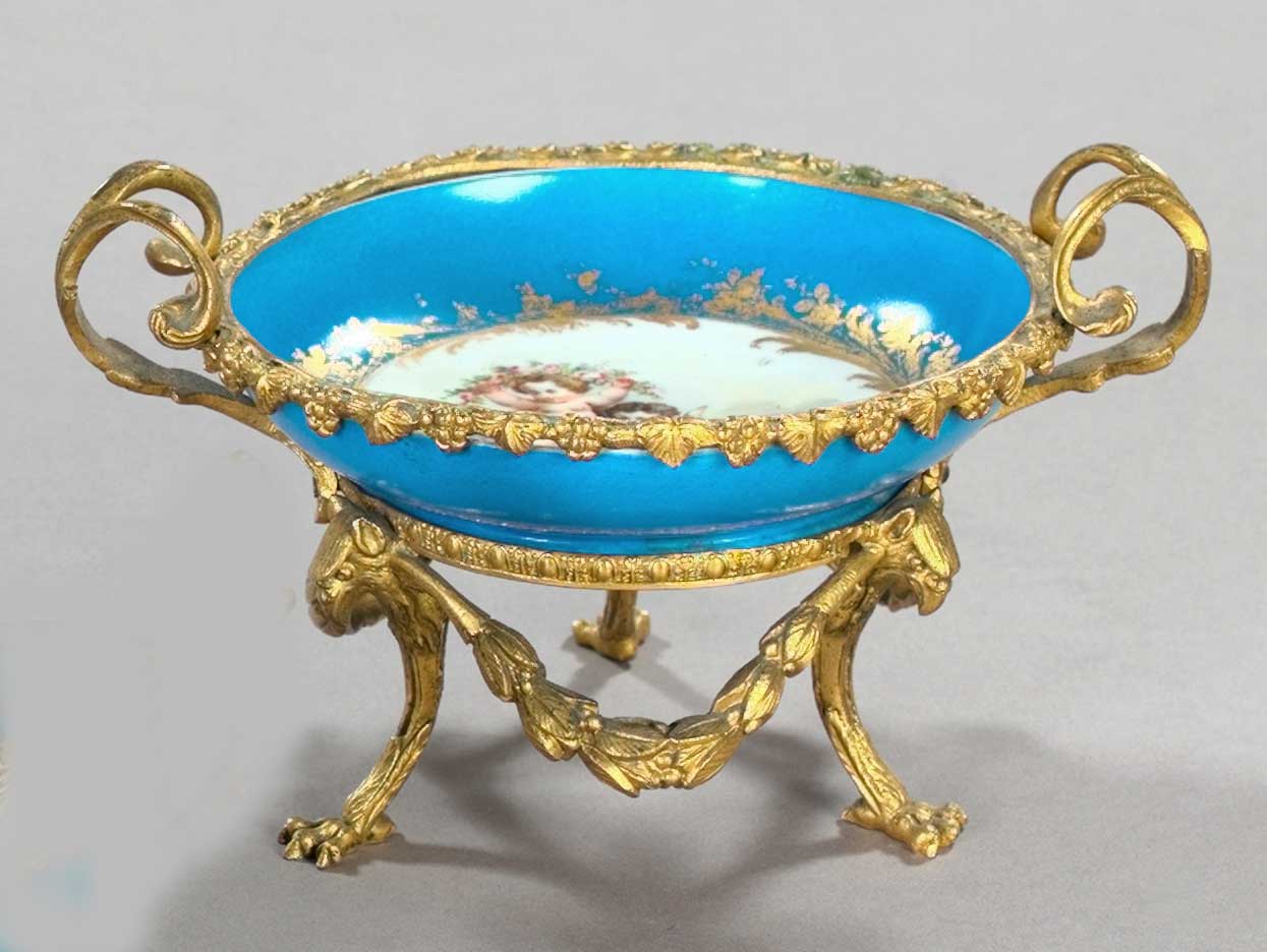 Sevres Porcelain Bowl 1848 with 3a5cae