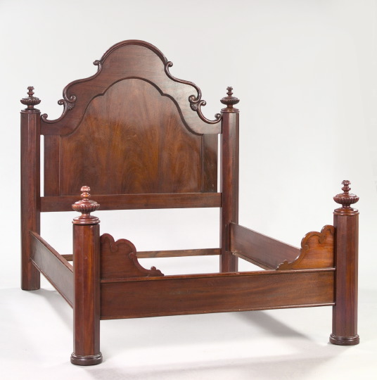 Rococo Revival Style Mahogany High Back 3a5d12