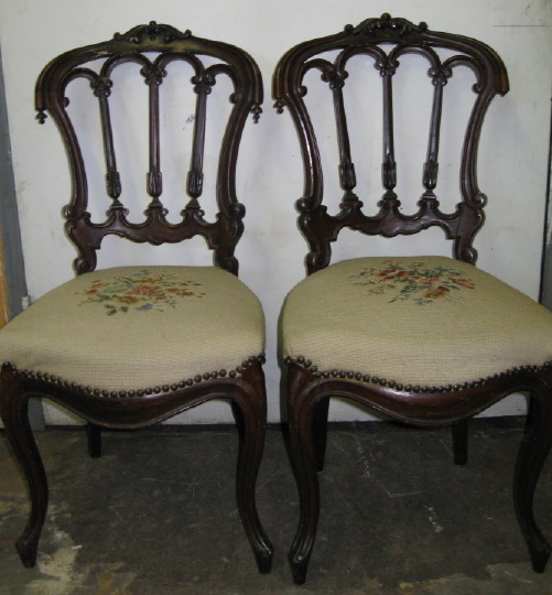 Pair of American Rococo Revival