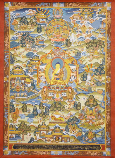 Tibetan Elaborately Illuminated 3a5ddf