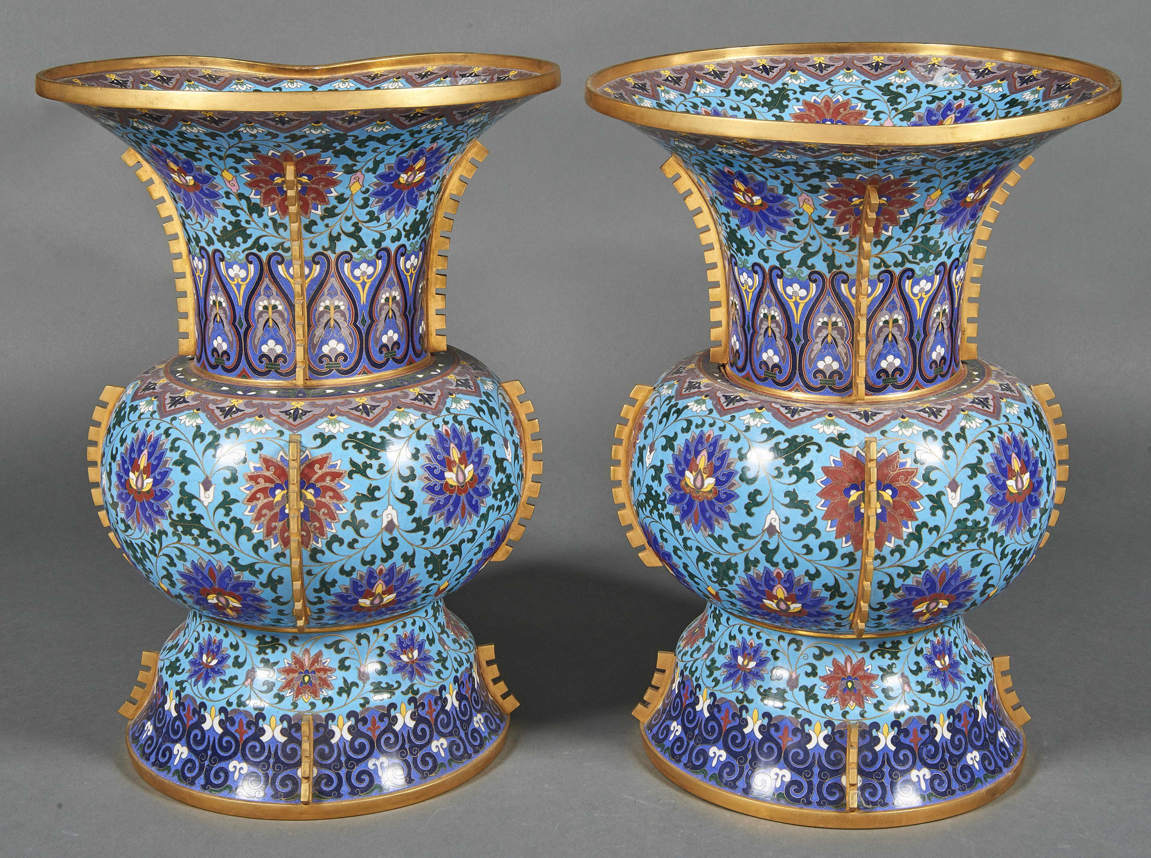  LOT OF 2 CHINESE CLOISONNE ENAMEL 3a5dea